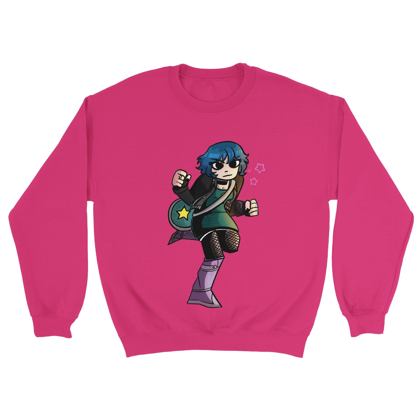 Ramona Flowers-Sudadera unisex clásica con cuello redondo