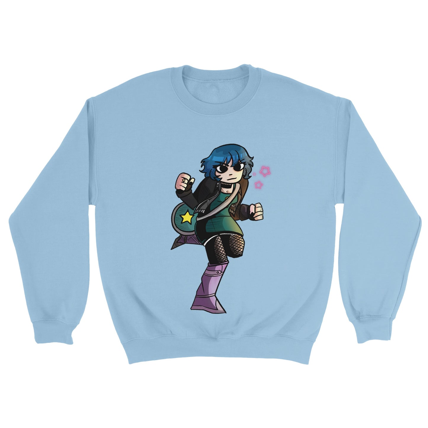 Ramona Flowers-Sudadera unisex clásica con cuello redondo