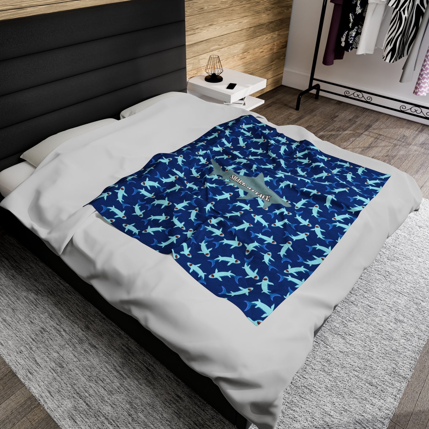 Shark Attack: Plush Blanket