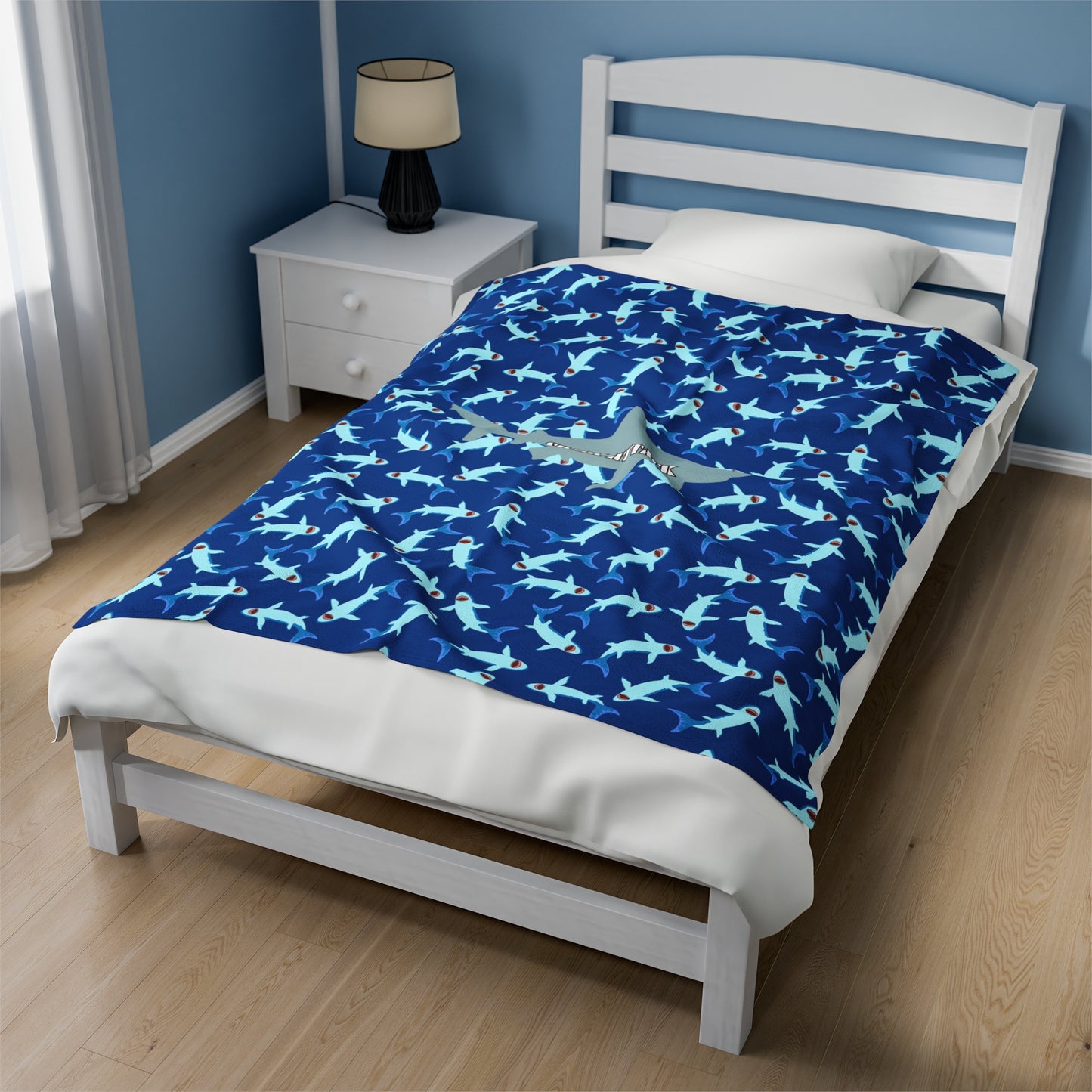 Shark Attack: Plush Blanket