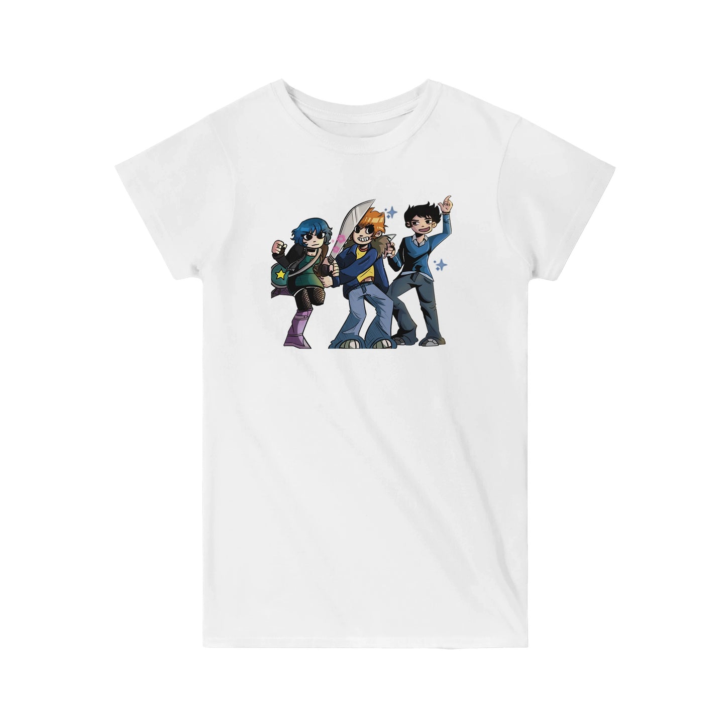 SCOTT PILGRIM TRIO-Classic Womens Crewneck T-shirt