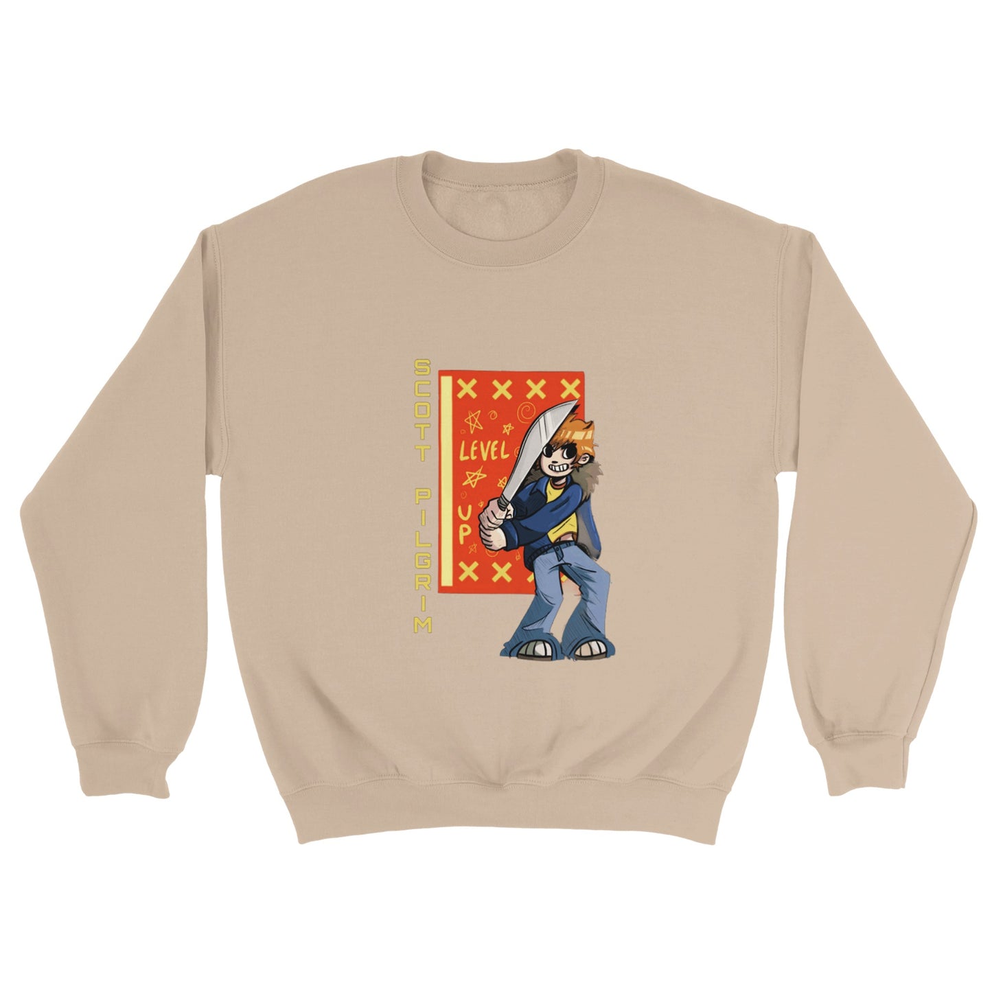 Scott Pilgrim Anime - Sudadera clásica unisex con cuello redondo