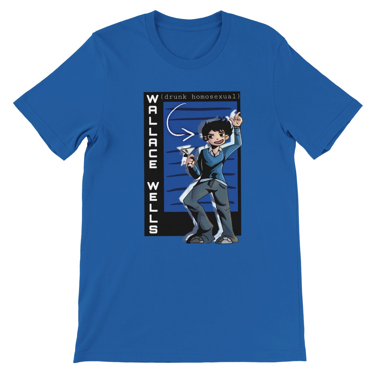 Wallace Wells-Scott Pilgrim-Premium Unisex Crewneck T-shirt
