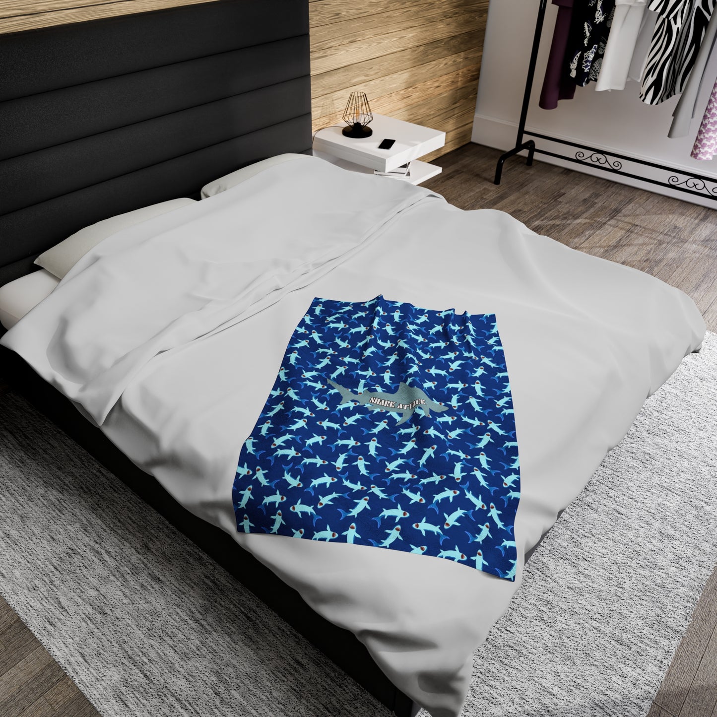 Shark Attack: Plush Blanket