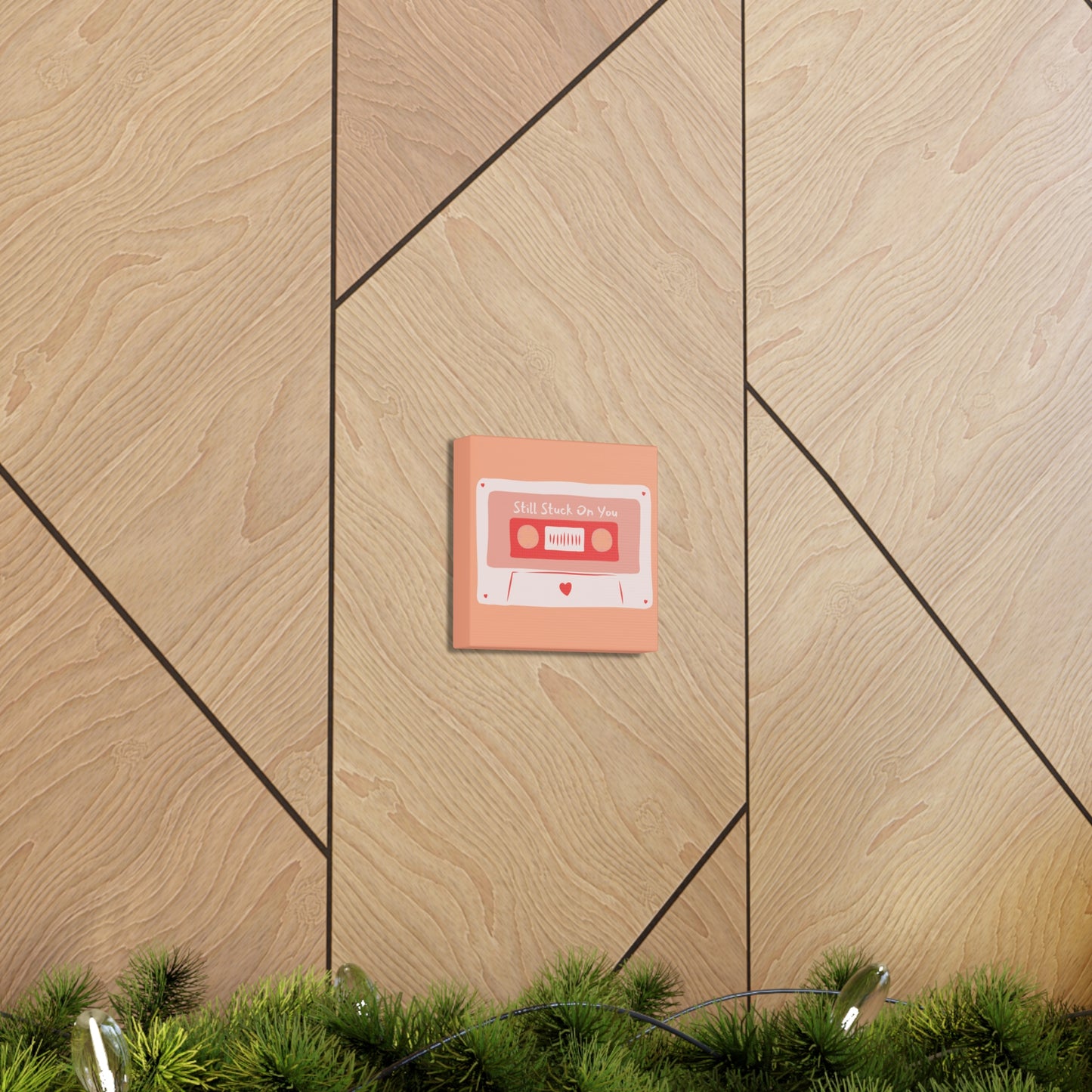 Still Stuck On You Cassette Graphic Canvas