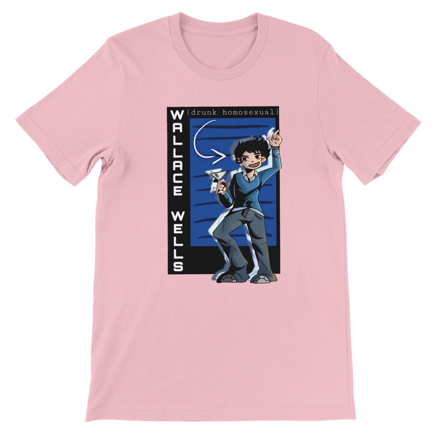 Wallace Wells-Scott Pilgrim-Premium Unisex Crewneck T-shirt