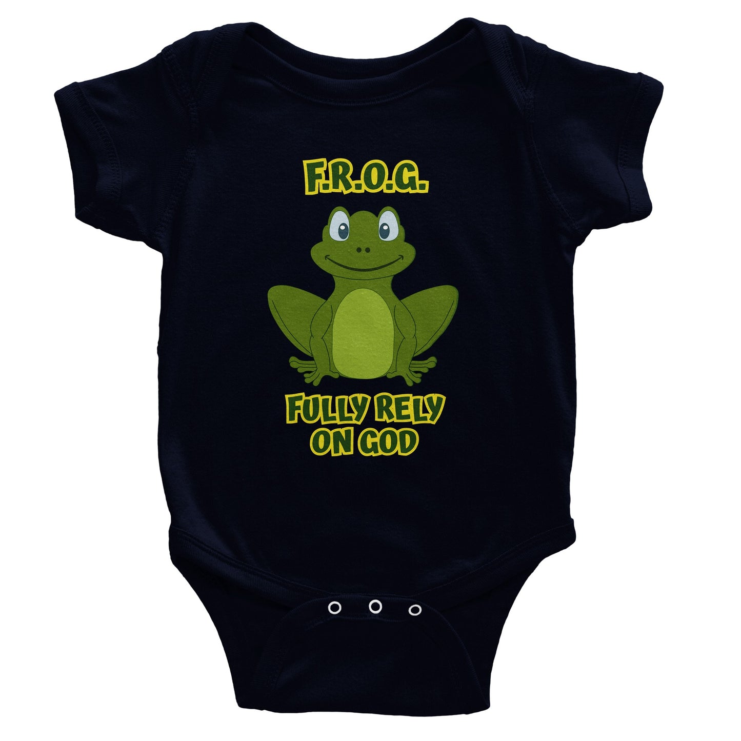 Frog - Classic Baby Crewneck T-shirt - Classic Baby Short Sleeve Bodysuit