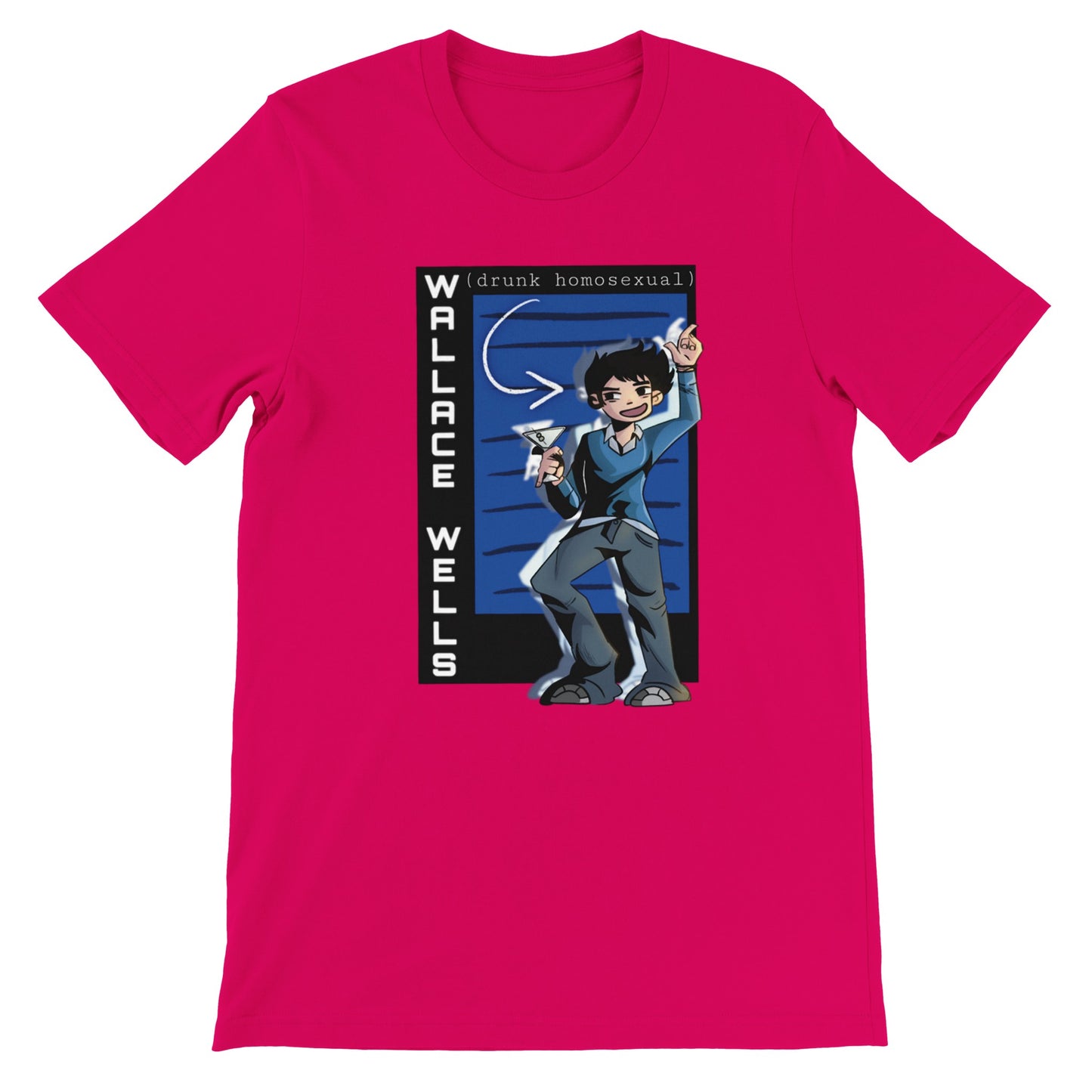 Wallace Wells-Scott Pilgrim-Premium Unisex Crewneck T-shirt