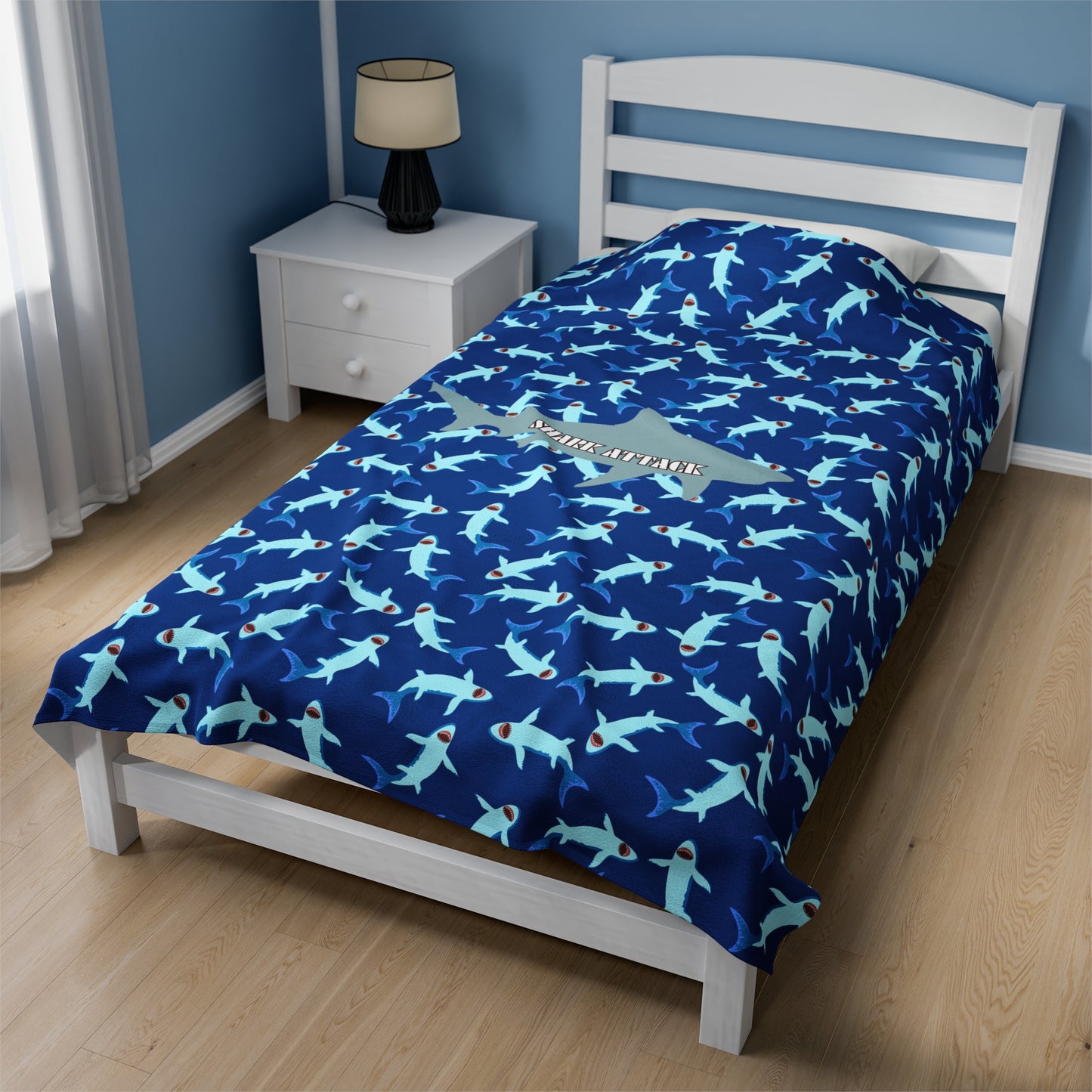 Shark Attack: Plush Blanket