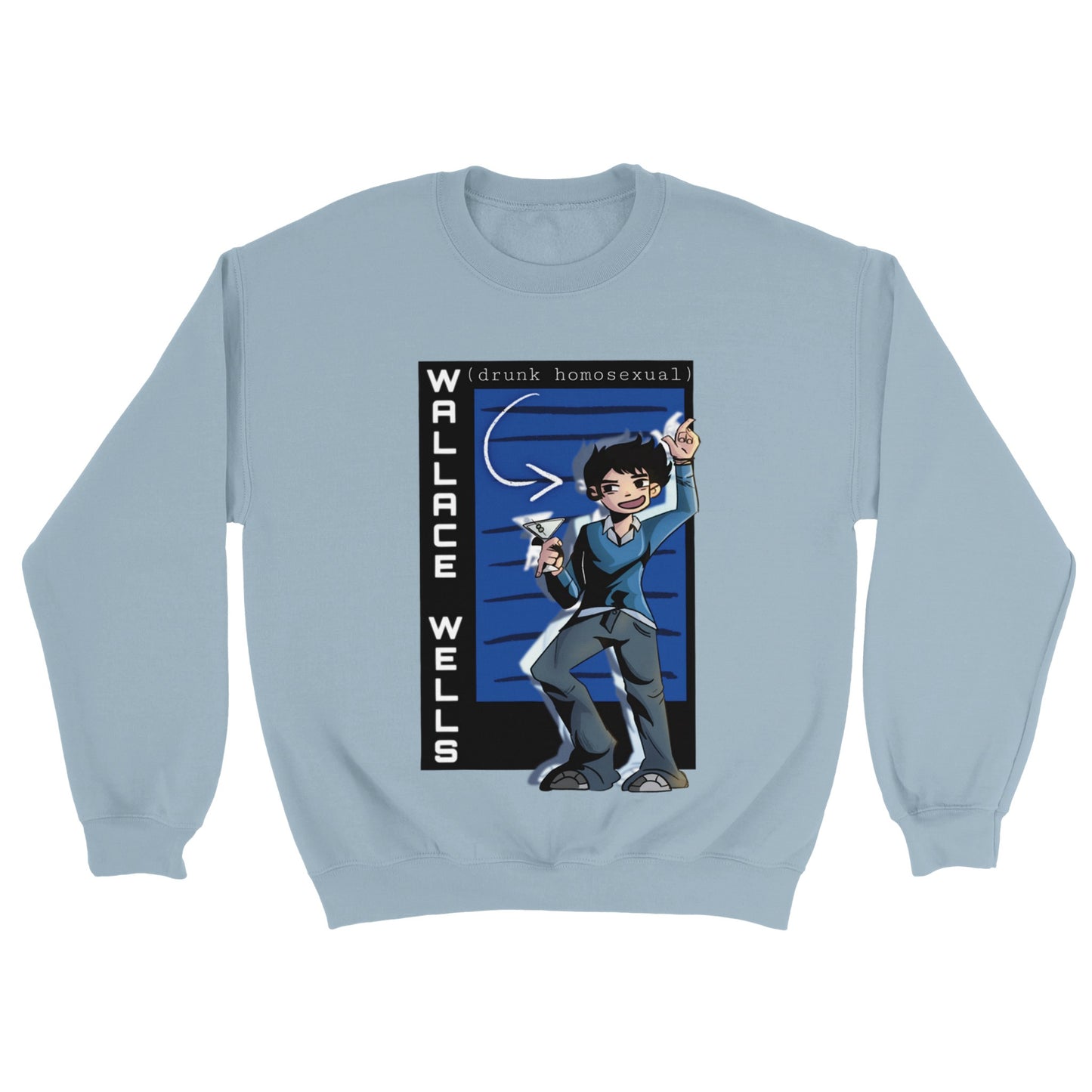 Wallace Wells-Scott Pilgrim- Classic Unisex Crewneck Sweatshirt