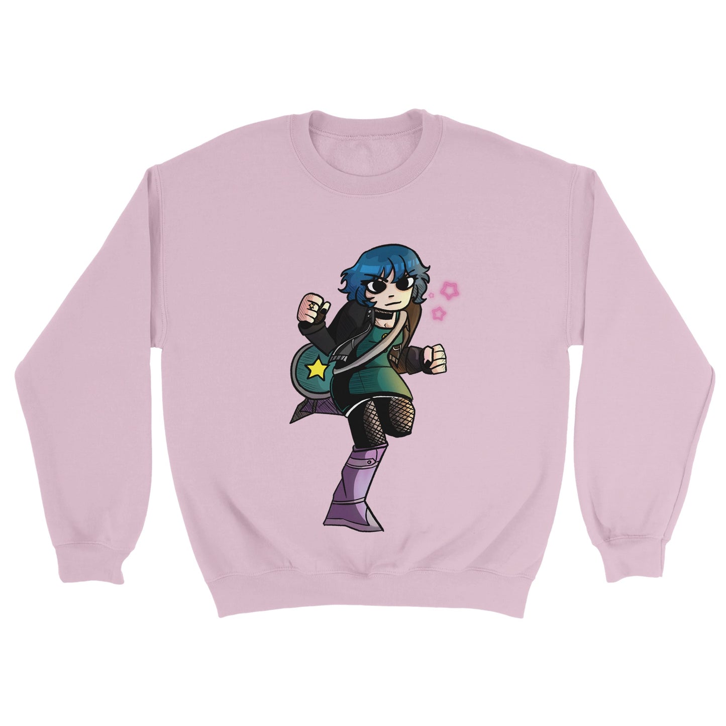 Ramona Flowers-Sudadera unisex clásica con cuello redondo