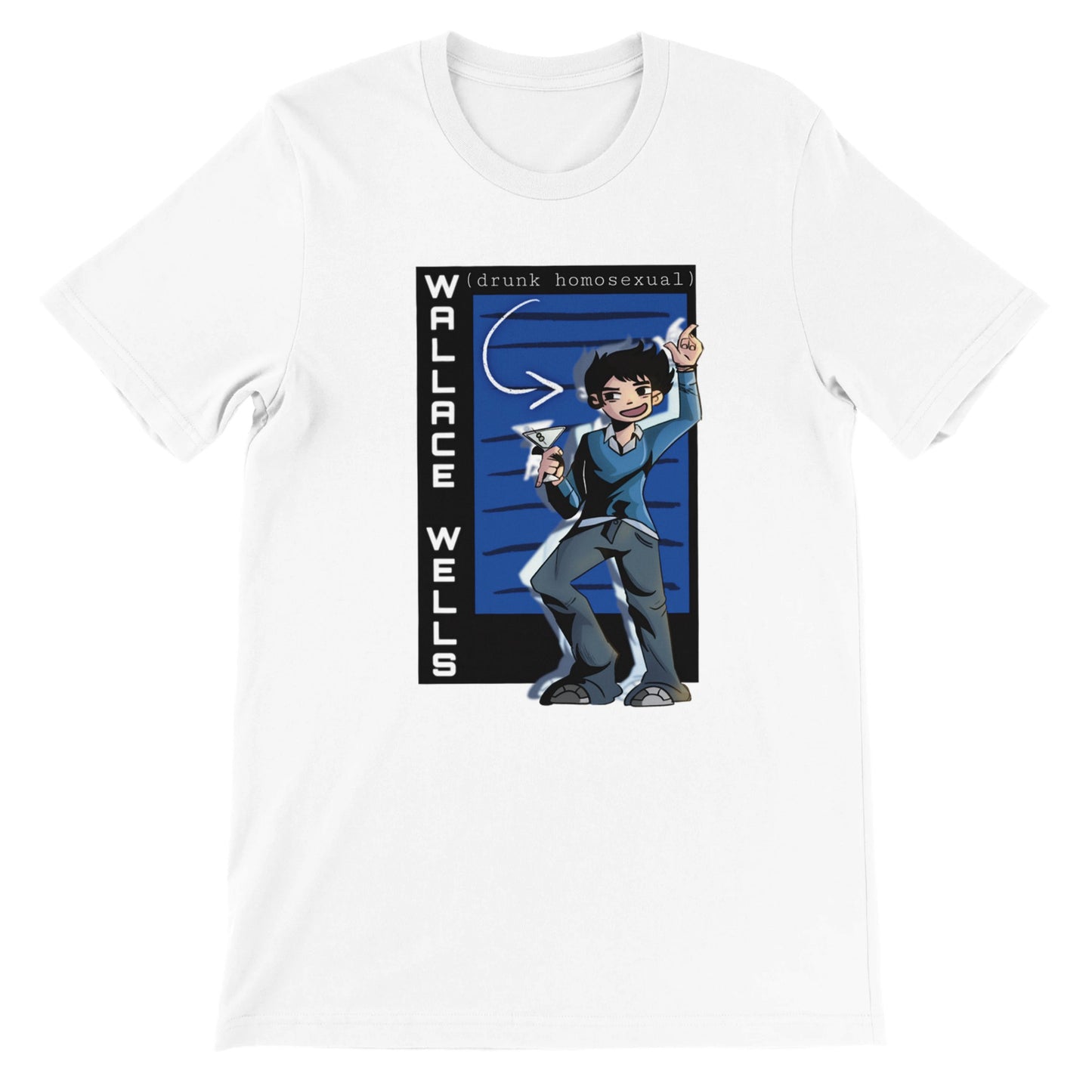 Wallace Wells-Scott Pilgrim-Premium Unisex Crewneck T-shirt