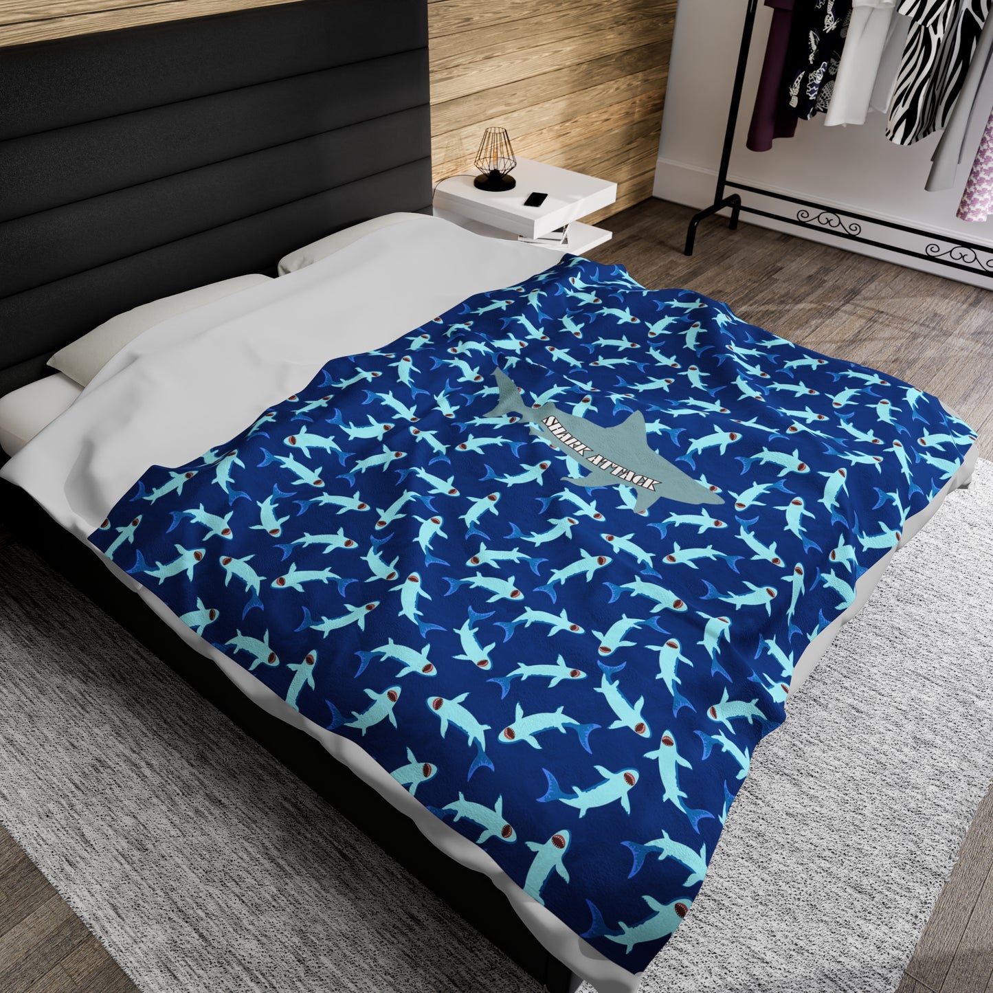 Shark Attack: Plush Blanket