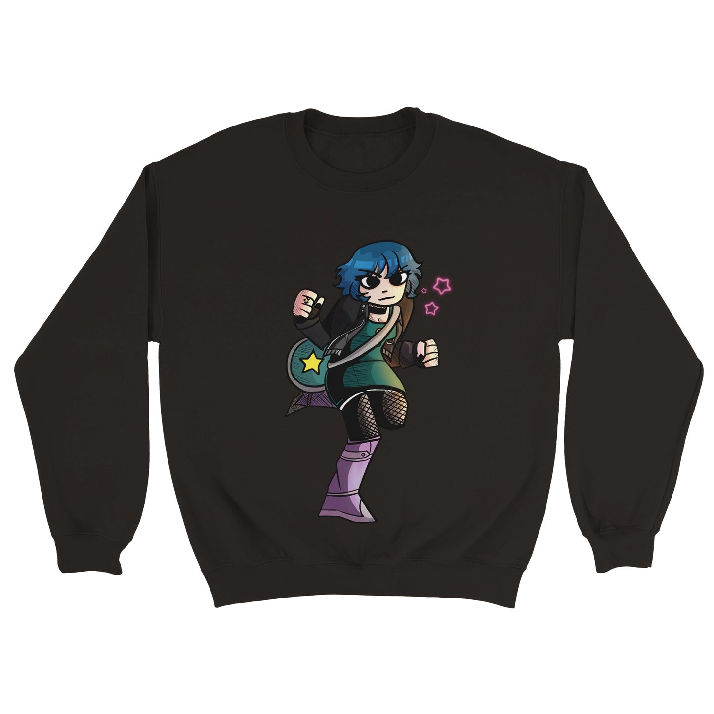 Ramona Flowers-Sudadera unisex clásica con cuello redondo