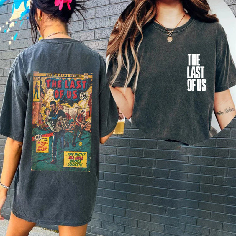 🧟 Unleash Your Inner Survivor: The Last Of Us Comic Tee 🎮