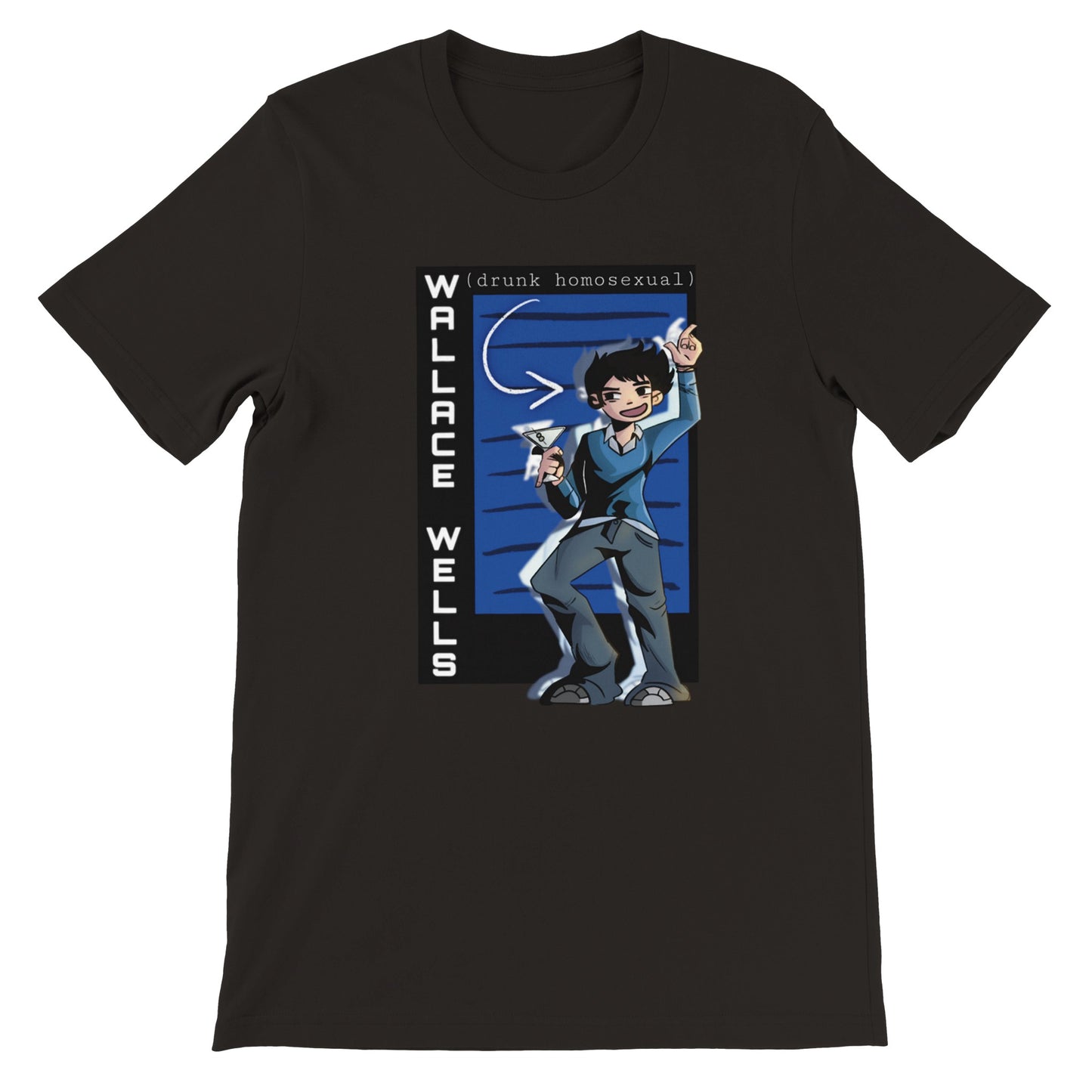 Wallace Wells-Scott Pilgrim-Premium Unisex Crewneck T-shirt