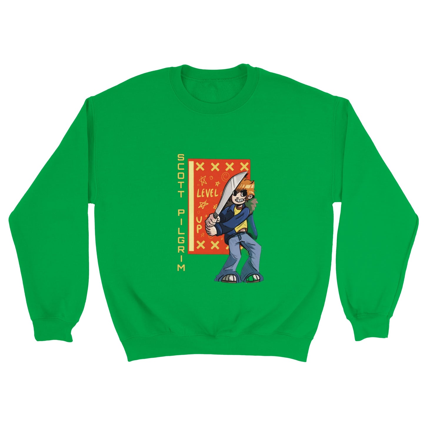 Scott Pilgrim Anime - Sudadera clásica unisex con cuello redondo