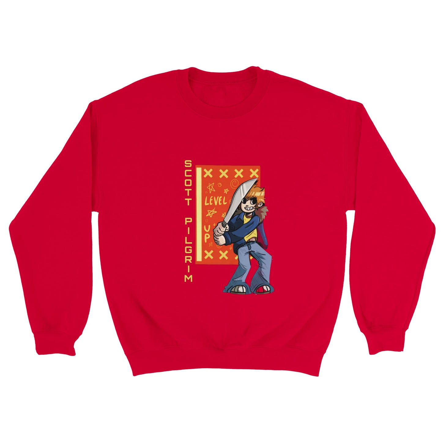 Scott Pilgrim Anime - Sudadera clásica unisex con cuello redondo