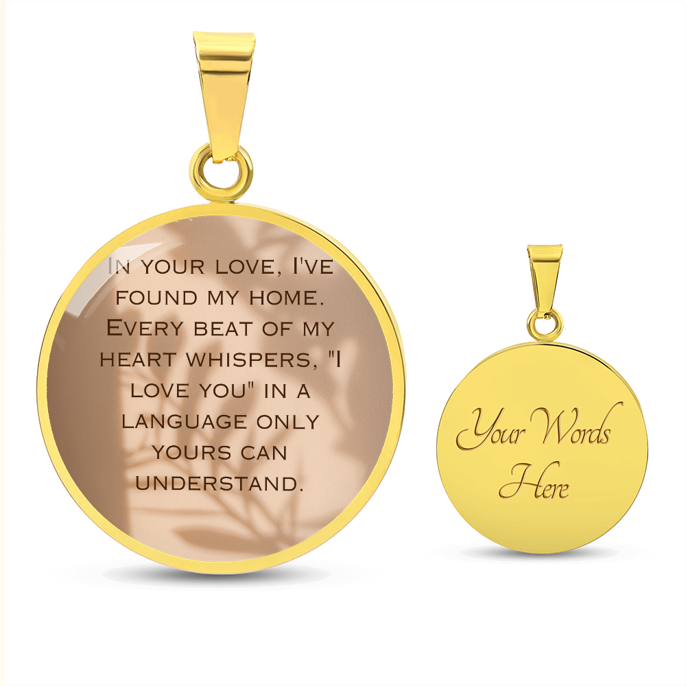 'In Your Love' Necklace /Personalized