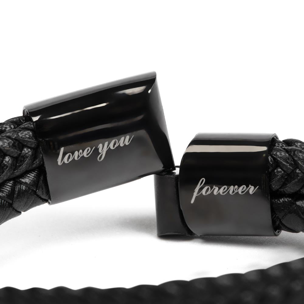 Love's Keepsake: Valentine's Edition Men's Bracelet, a Forever Promise