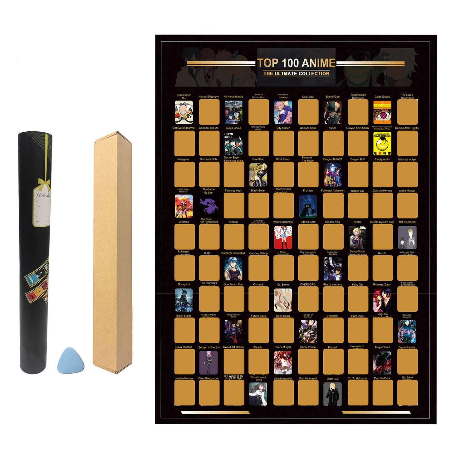 100 Best Gifts for Anime Scratch Poster Lovers