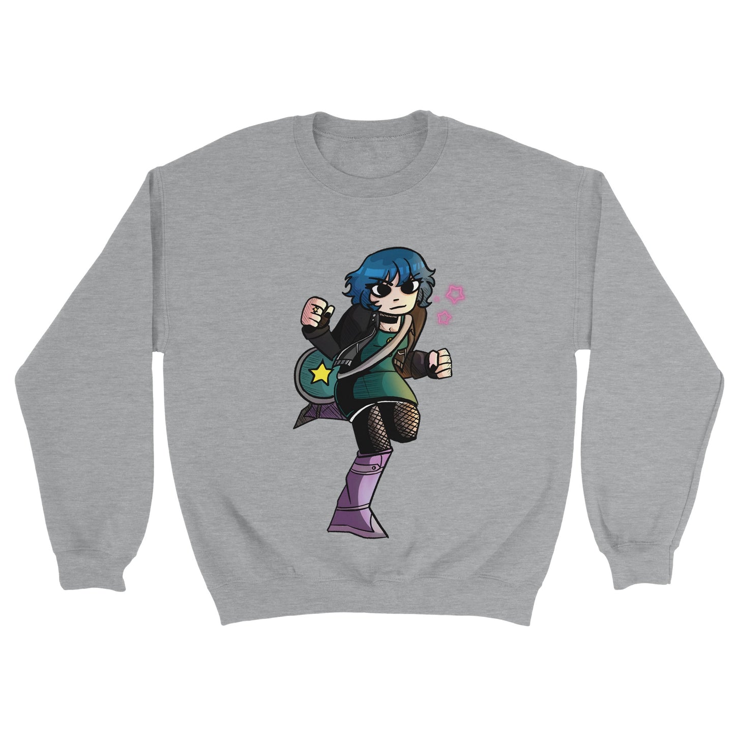 Ramona Flowers-Sudadera unisex clásica con cuello redondo
