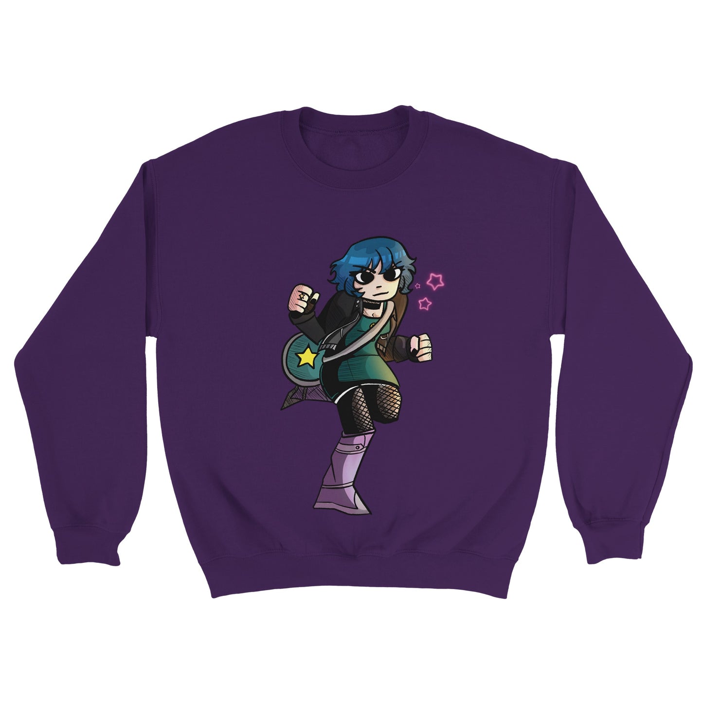 Ramona Flowers-Single-Classic Unisex Crewneck Sweatshirt | Print Material | Cloeys Creation | FOR THE LOVE OF TEE-SHIRTS