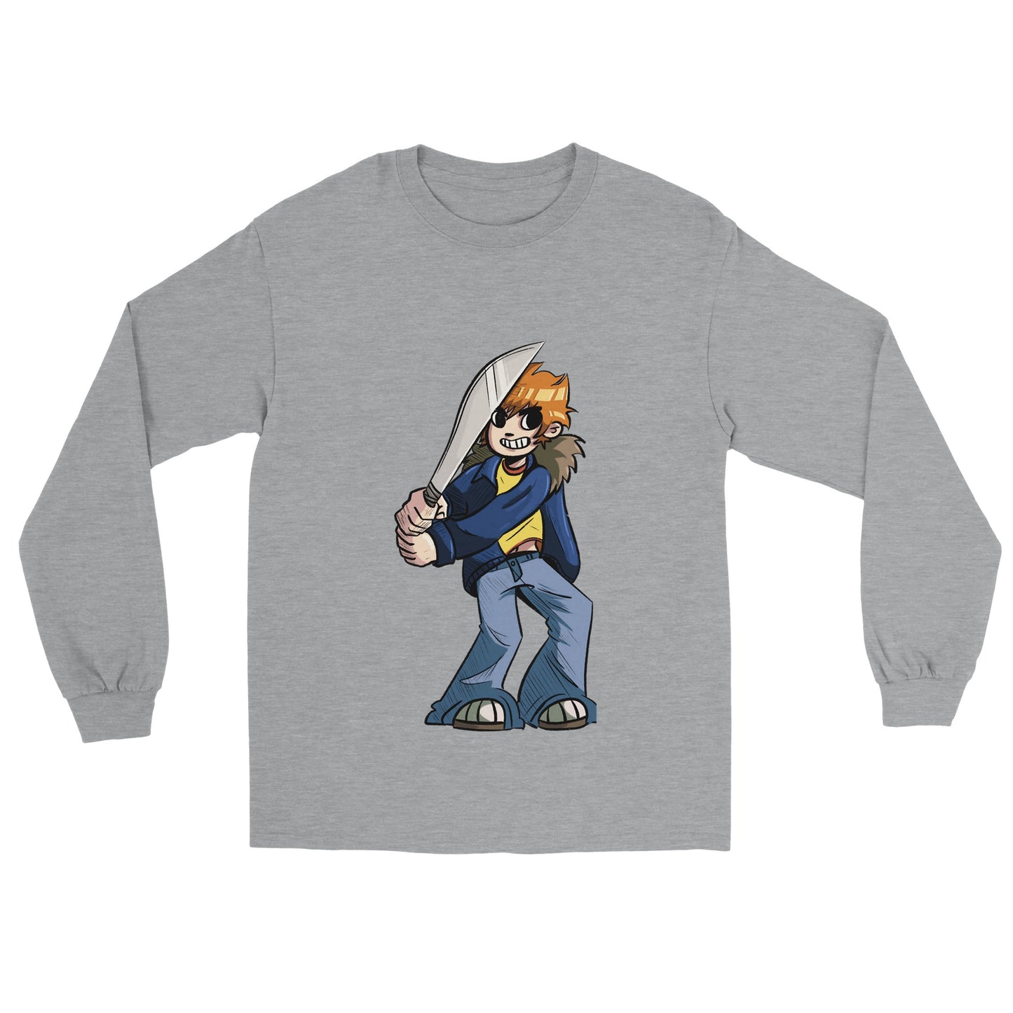 Scott Pilgrim-Single - Classic Unisex Longsleeve T-shirt