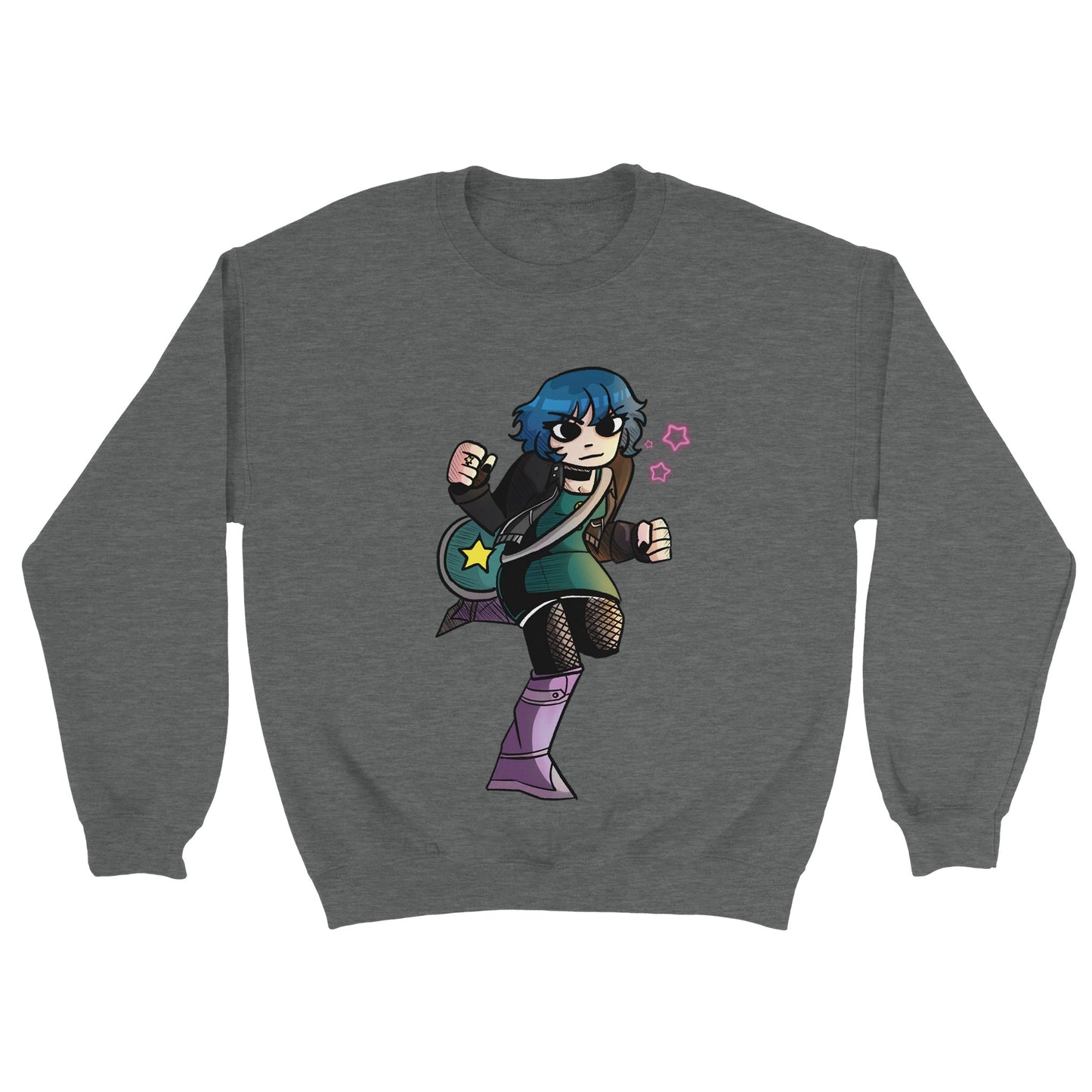 Ramona Flowers-Sudadera unisex clásica con cuello redondo