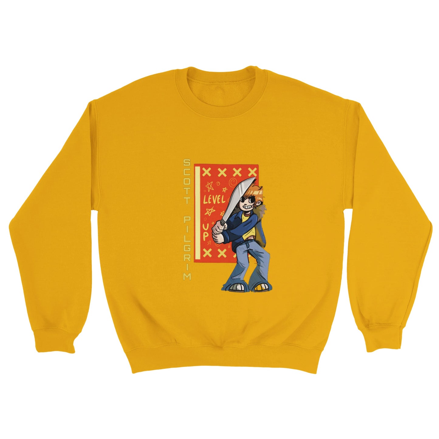 Scott Pilgrim Anime - Sudadera clásica unisex con cuello redondo