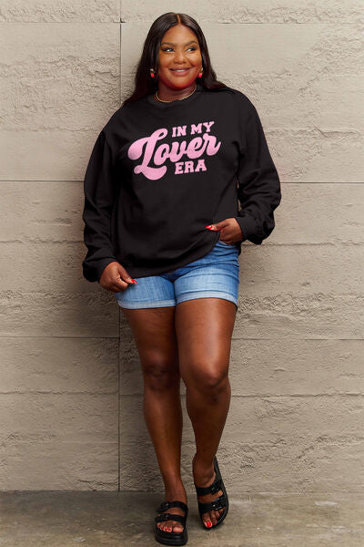 Simply Love Full Size IN MY LOVER ERA Sweatshirt