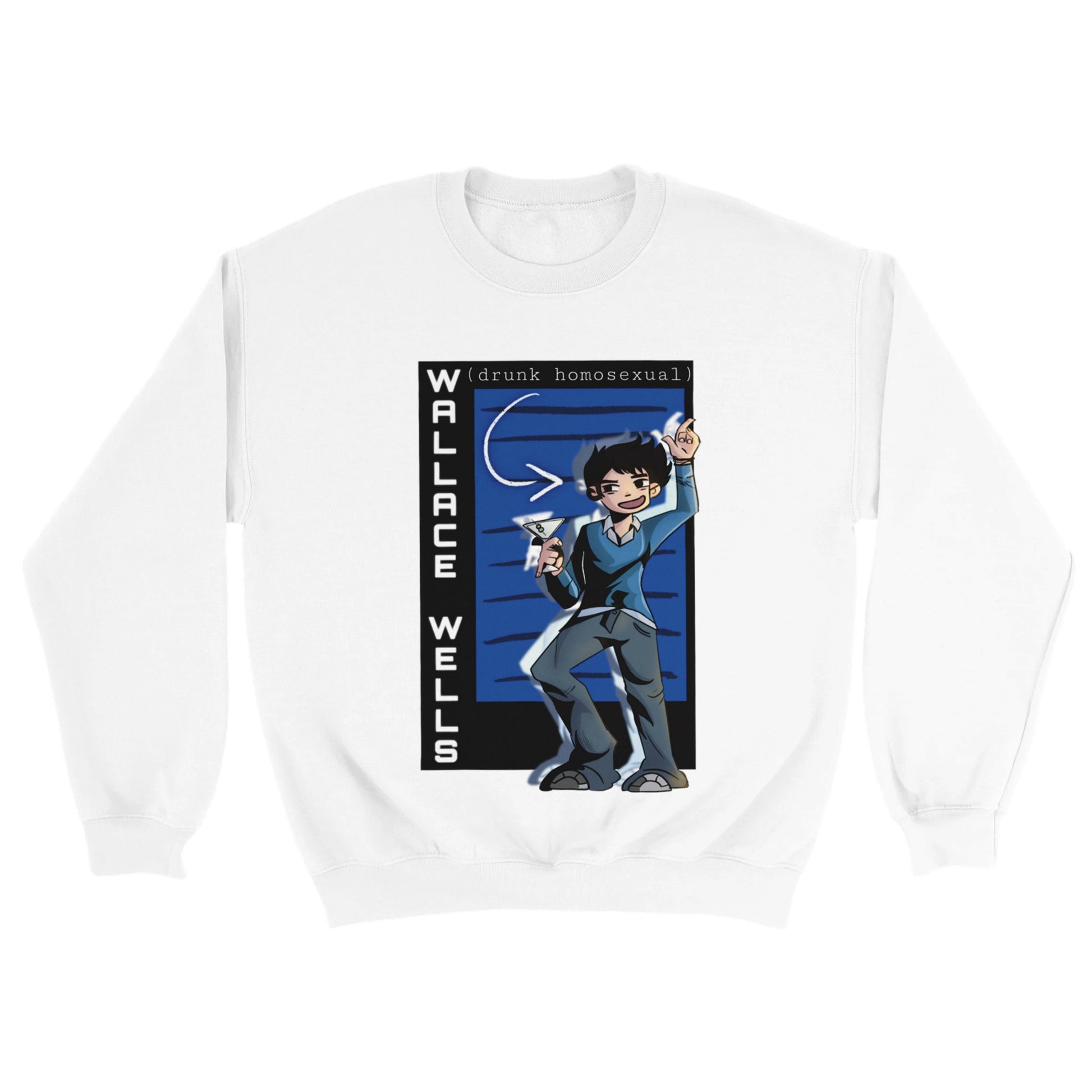 Wallace Wells-Scott Pilgrim-Premium Unisex Crewneck T-shirt - Classic Unisex Crewneck Sweatshirt | Print Material | Cloeys Creation | FOR THE LOVE OF TEE-SHIRTS