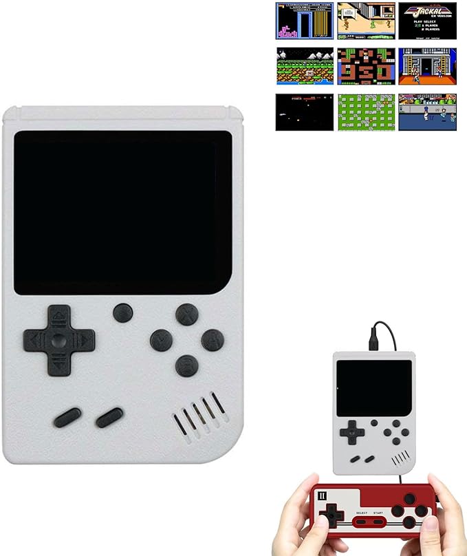 Retro Video Game Console, Tinytendo 400 In 1 With Game Controller, Support 2 Players Play On TV