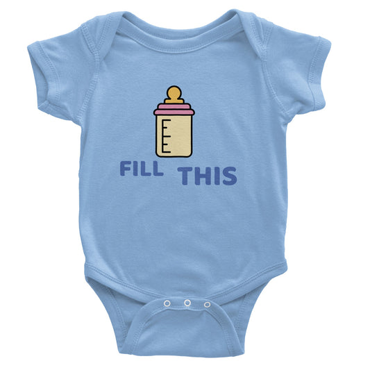 Fill this  - Classic Baby Short Sleeve Bodysuit | Print Material | FOR THE LOVE OF TEE-SHIRTS