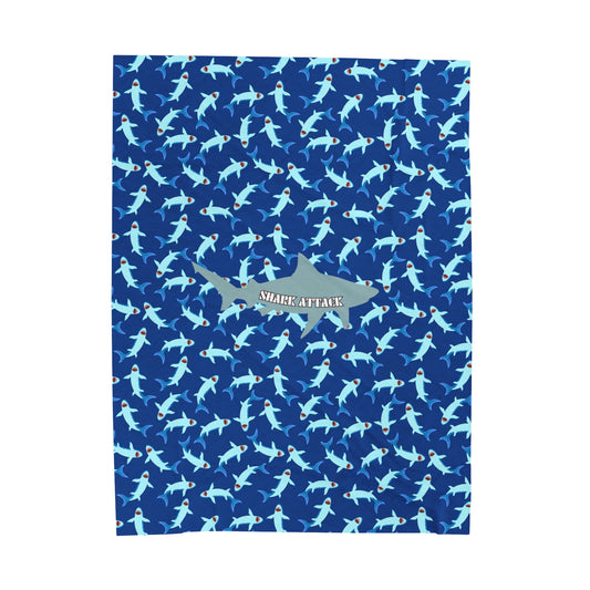 Shark Attack: Plush Blanket