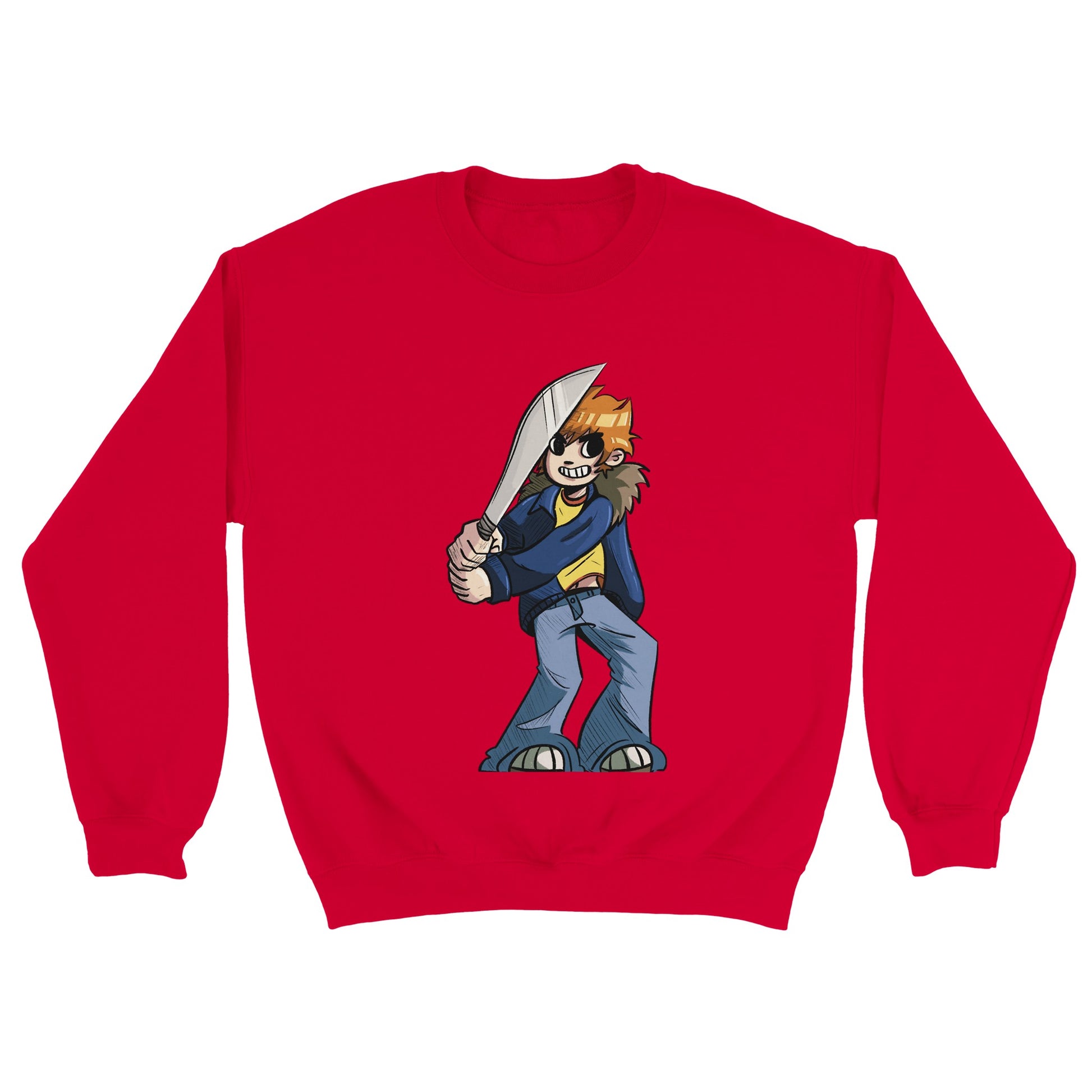 Scott Pilgrim-Single-Classic Unisex Crewneck Sweatshirt | Print Material | Cloeys Creation | FOR THE LOVE OF TEE-SHIRTS