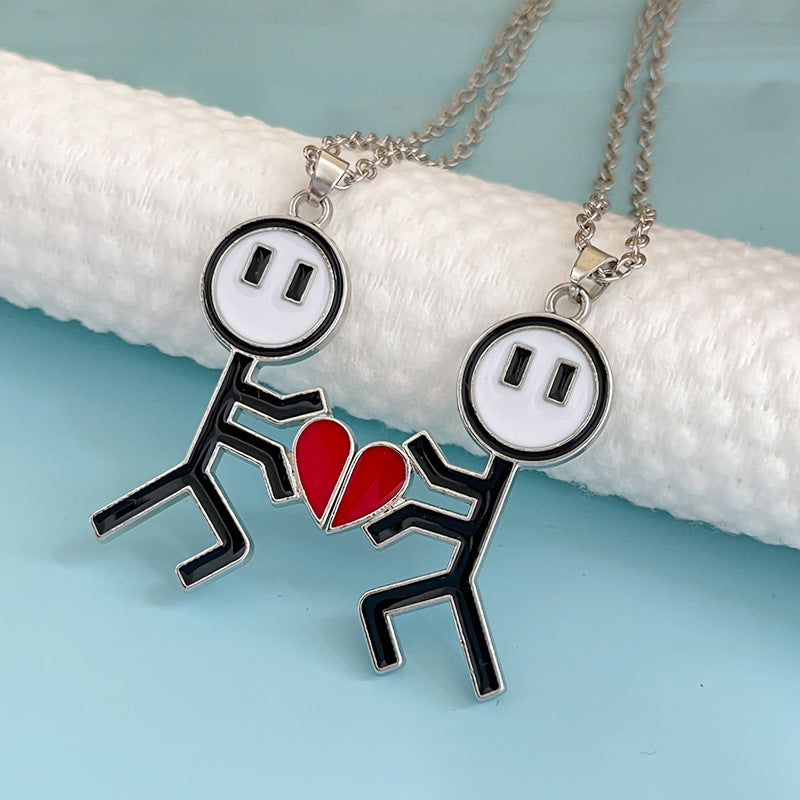 Personality Cartoon Love Necklace