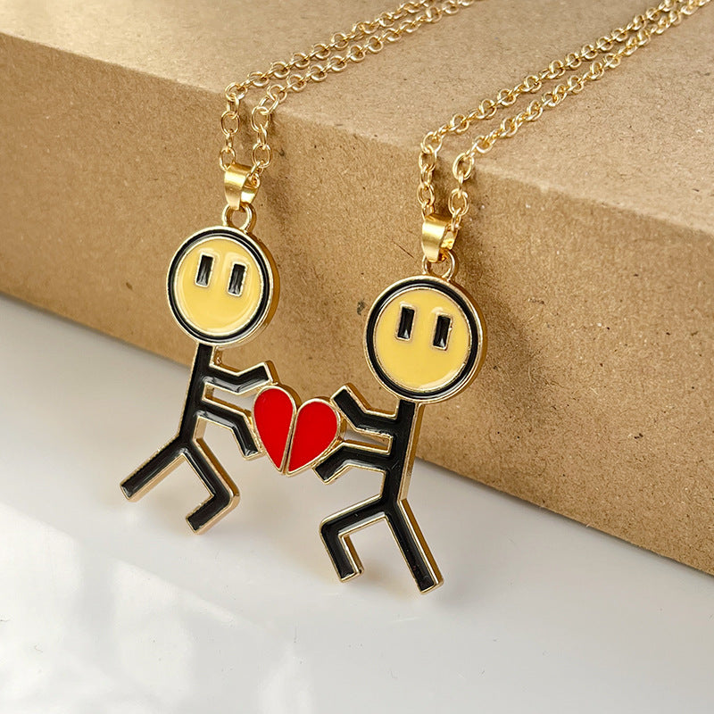 Personality Cartoon Love Necklace