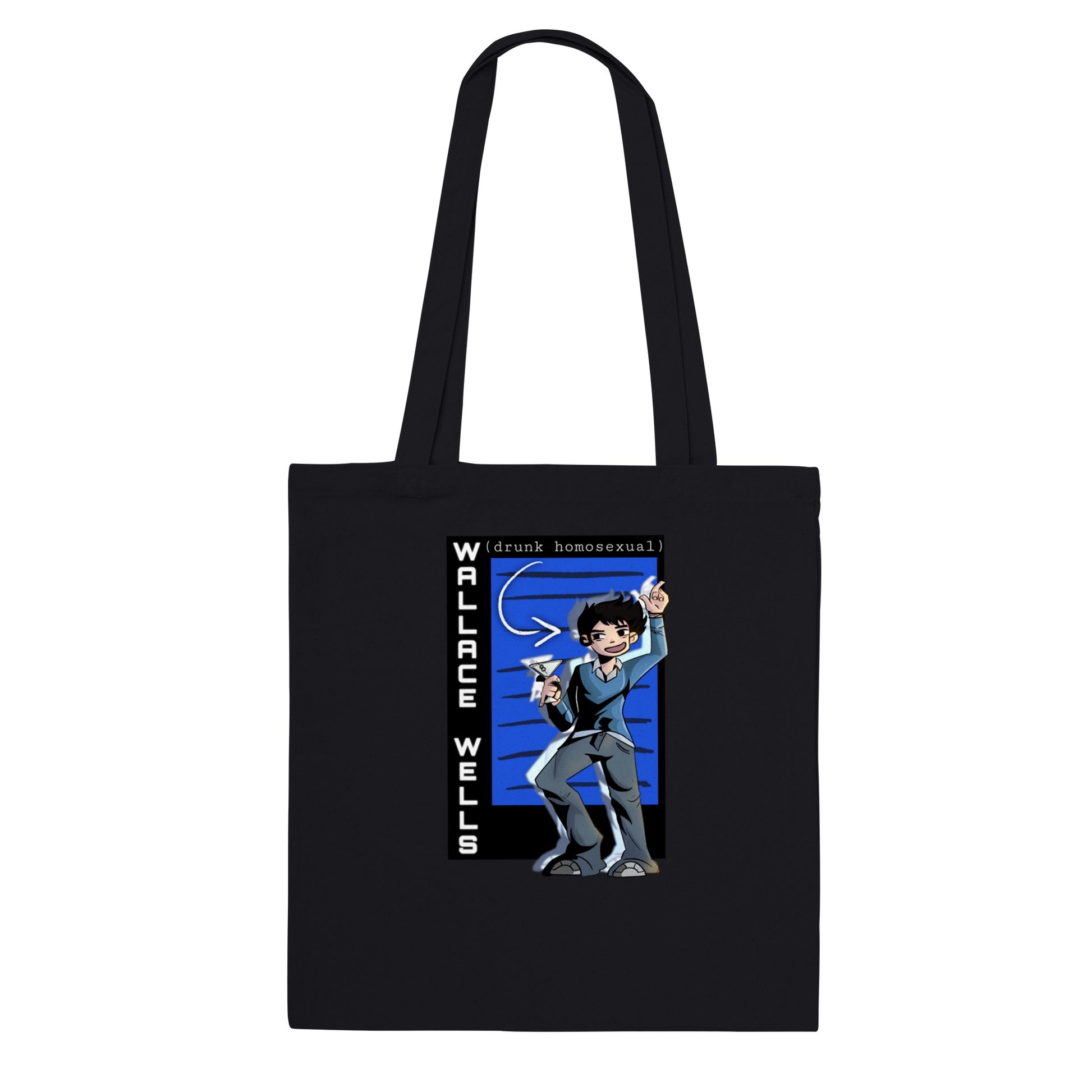 Wallace Wells-Scott Pilgrim-Premium Unisex Crewneck T-shirt - Classic Tote Bag | Print Material | Cloeys Creation | FOR THE LOVE OF TEE-SHIRTS