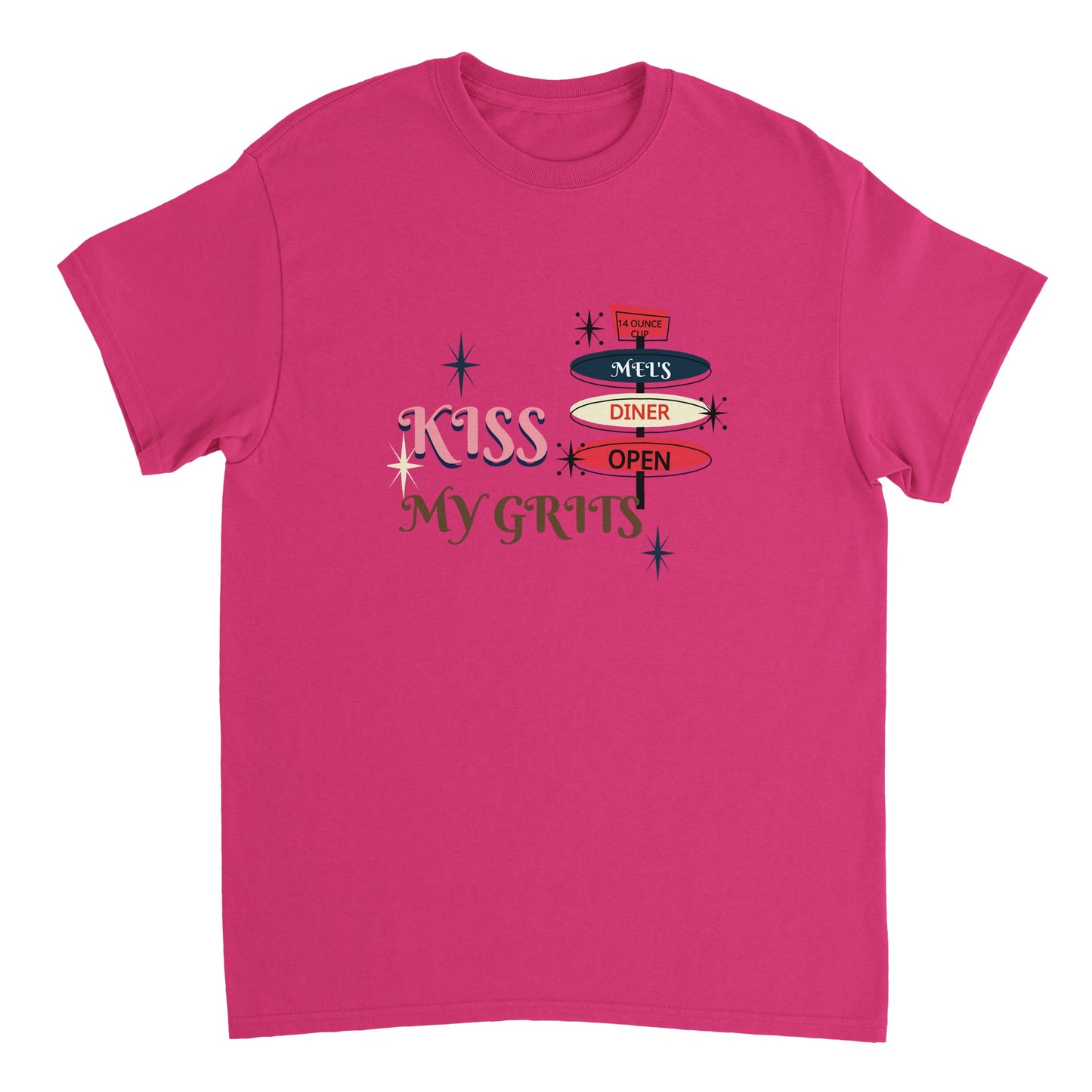 Kiss My Grits * Alice- Mel's Diner-Camiseta unisex de cuello redondo de peso pesado