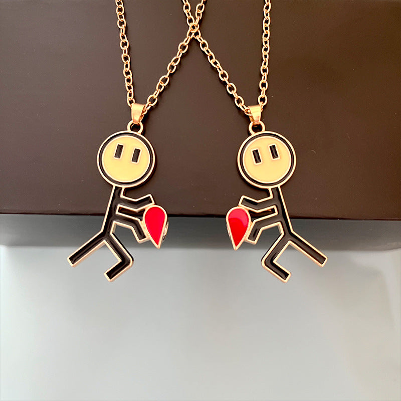 Personality Cartoon Love Necklace