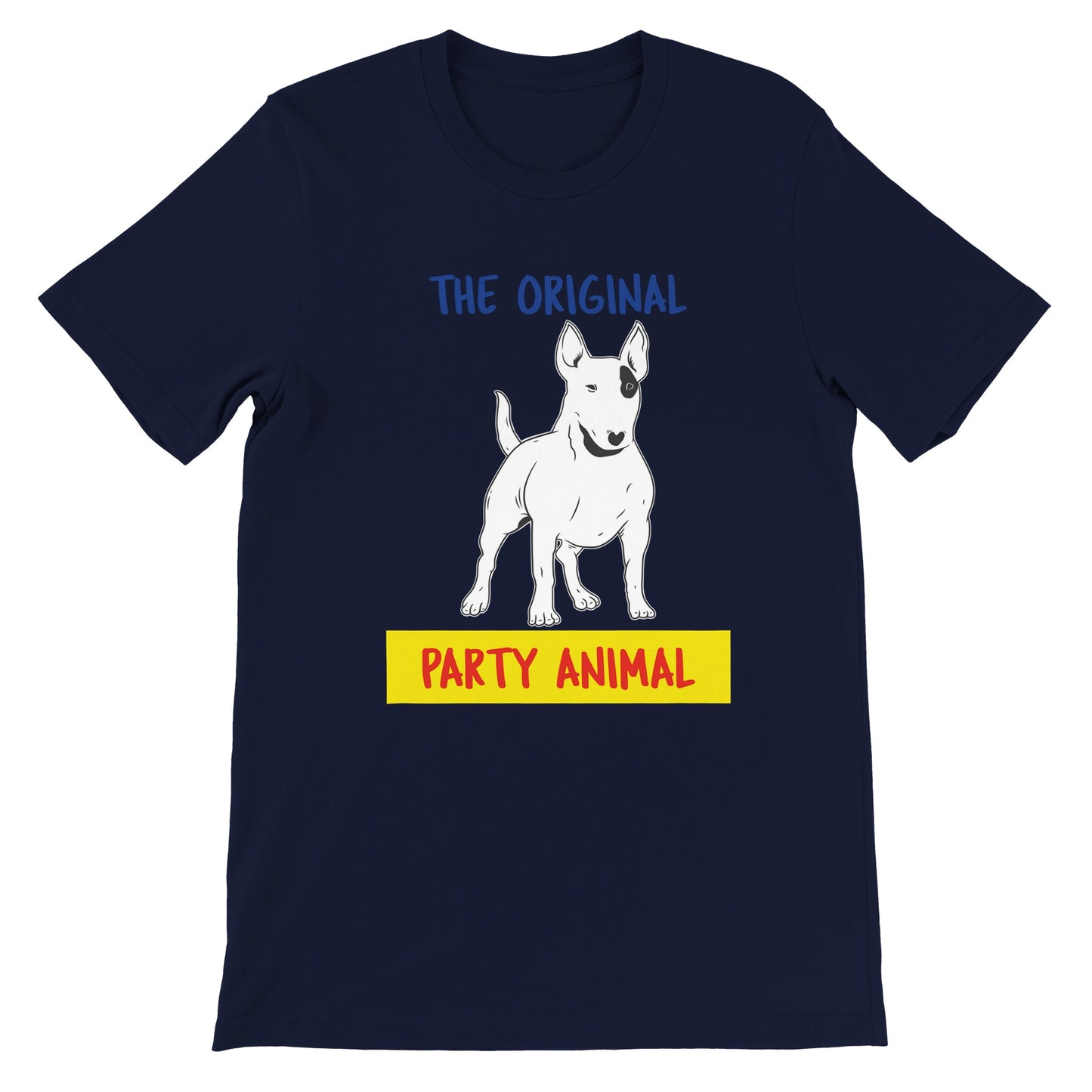 The original Party Animal Premium Unisex Crewneck T-shirt | Print Material | Mens | FOR THE LOVE OF TEE-SHIRTS