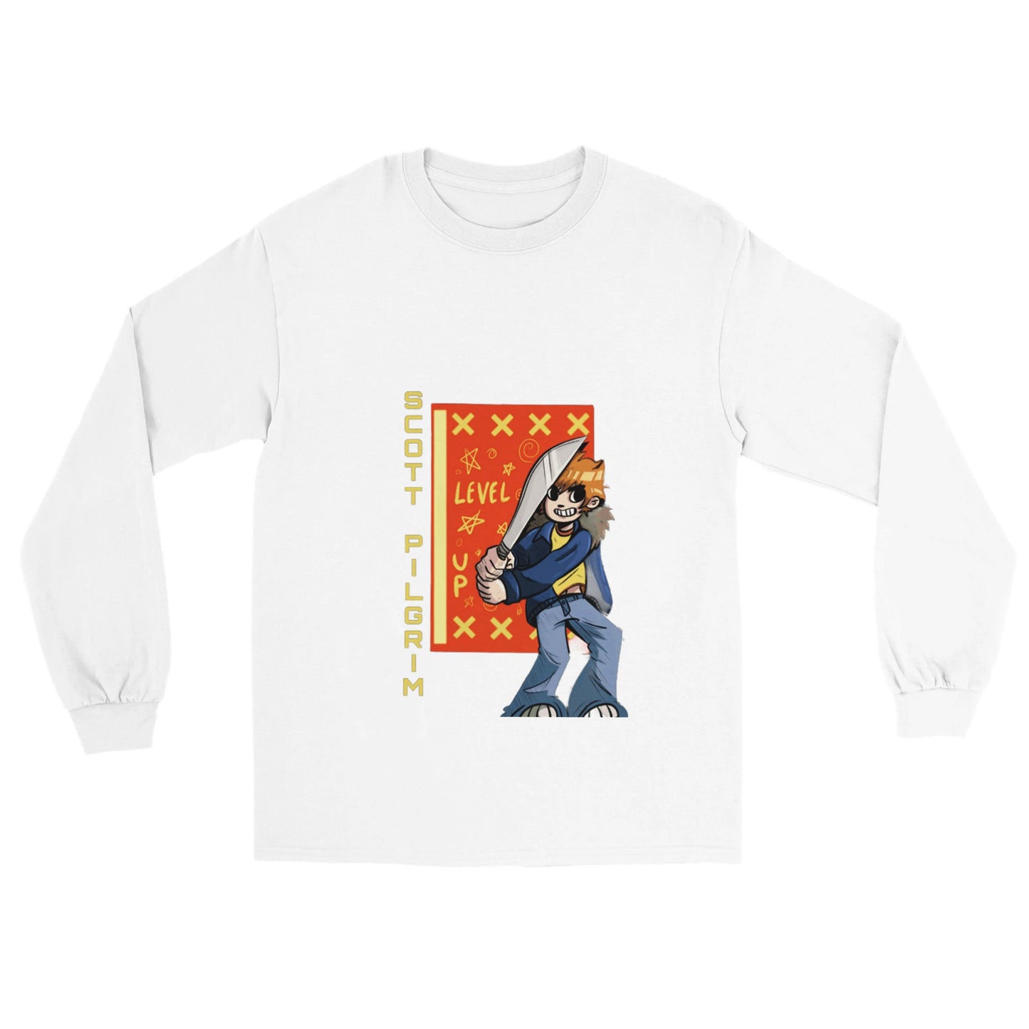 Scott Pilgrim Anime - 经典男女通用长袖 T 恤