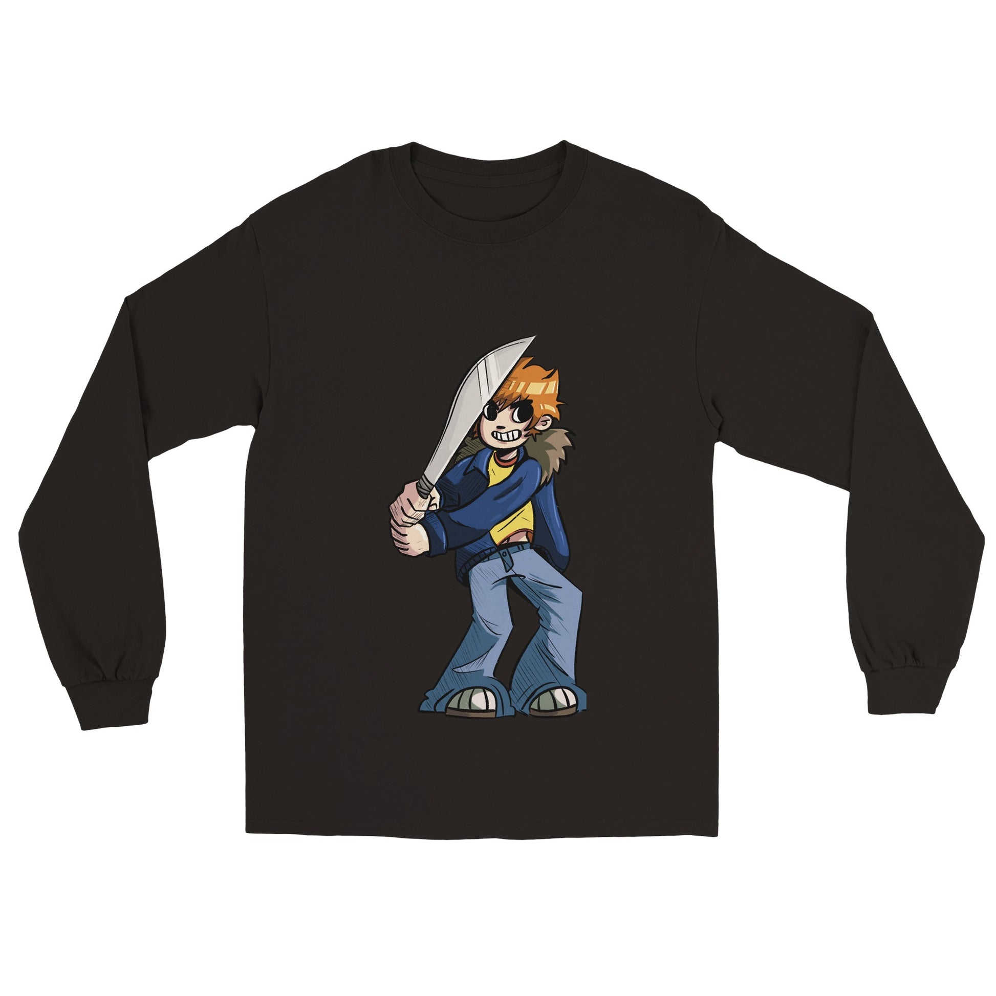 Scott Pilgrim-Single - Classic Unisex Longsleeve T-shirt | Print Material | Cloeys Creation | FOR THE LOVE OF TEE-SHIRTS