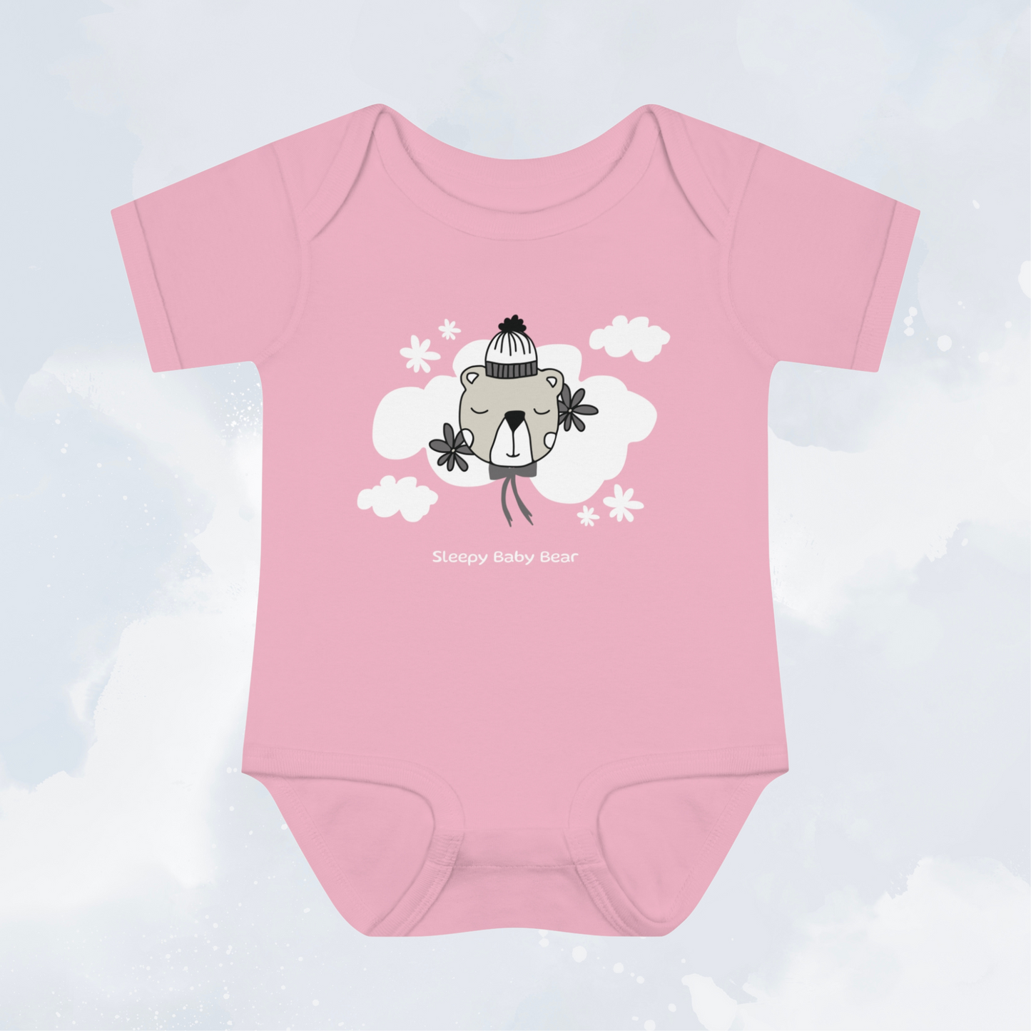 Sleepy Baby Bear: Baby Bodysuit