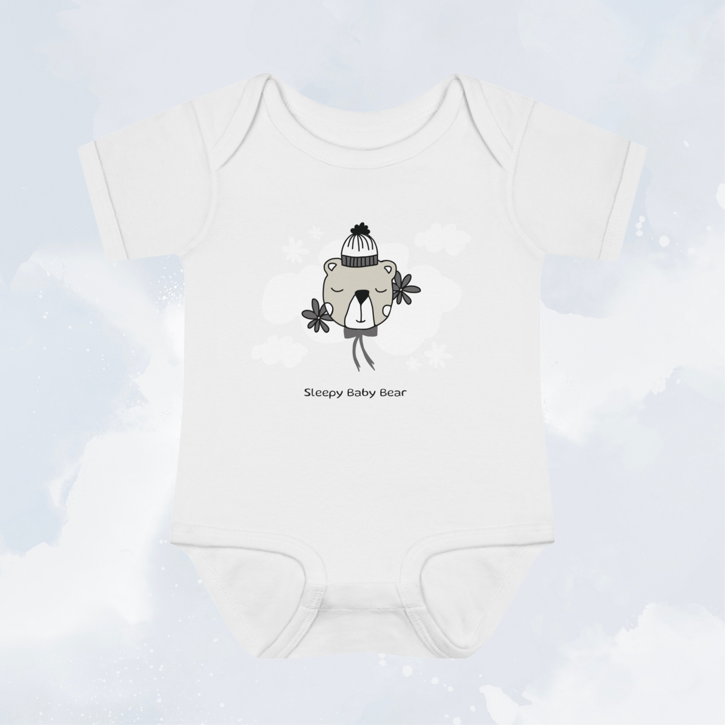 Sleepy Baby Bear: Baby Bodysuit