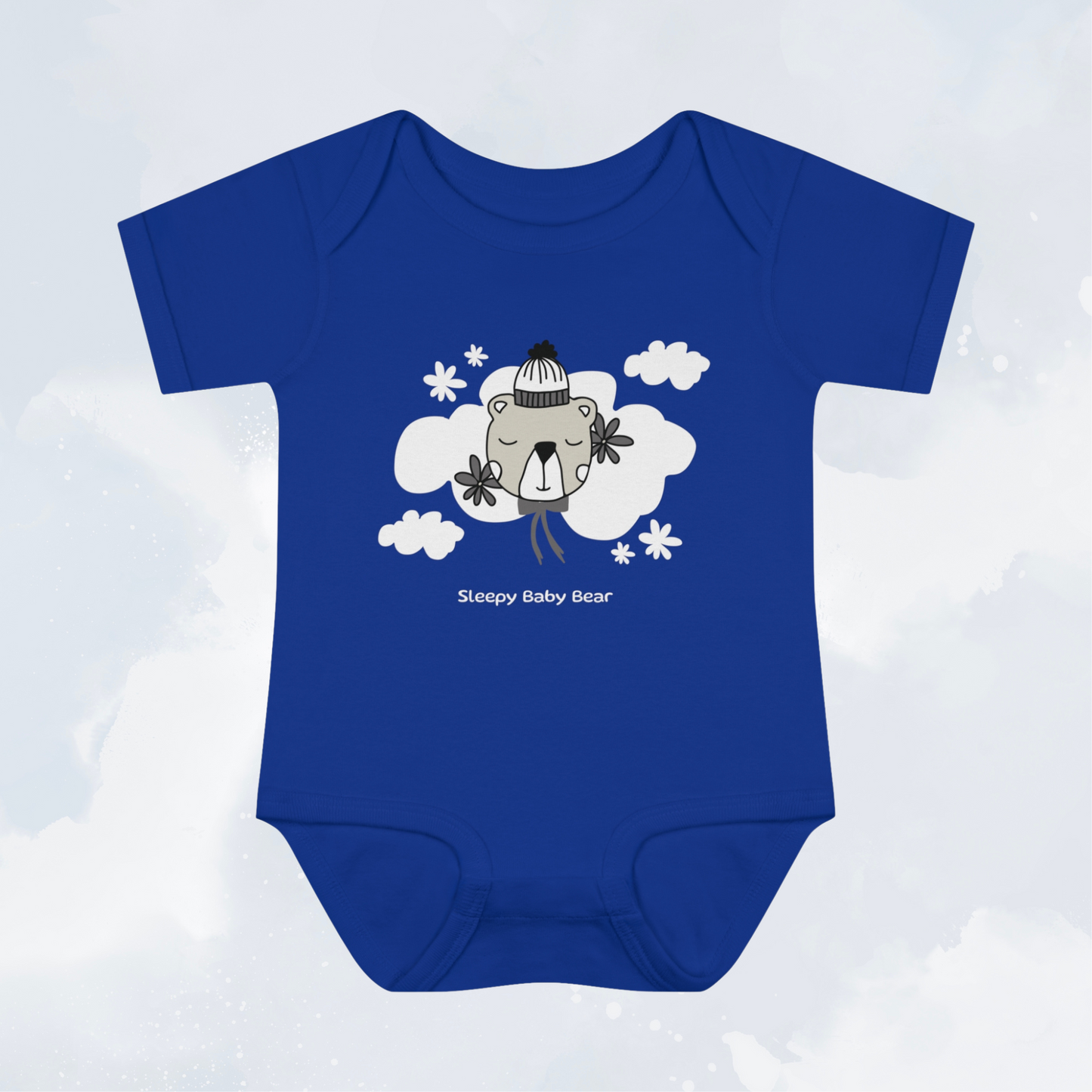 Sleepy Baby Bear: Baby Bodysuit