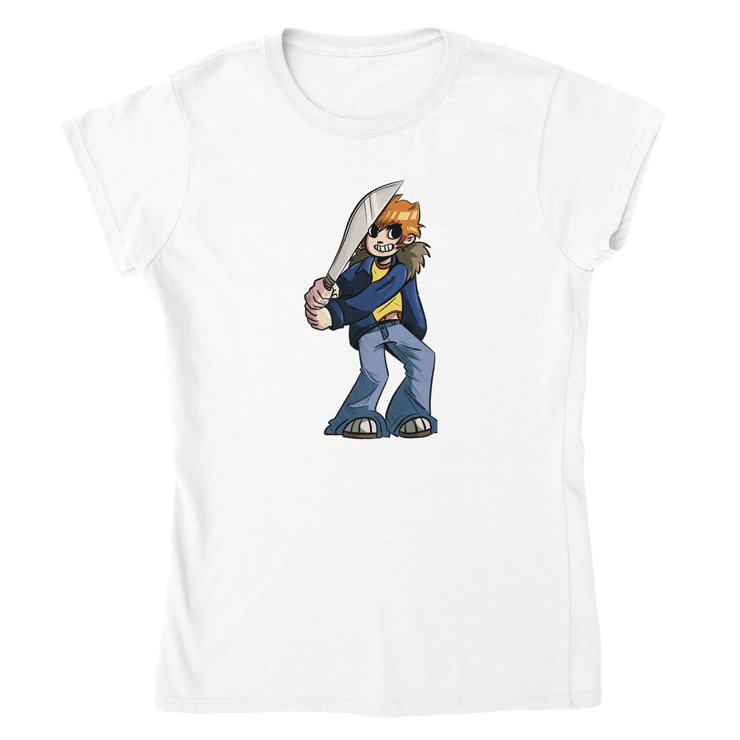 Scott Pilgrim-Single - Classic Womens Crewneck T-shirt