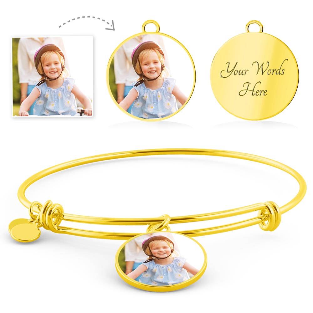 For Her: Family Custom Photo Bracelet