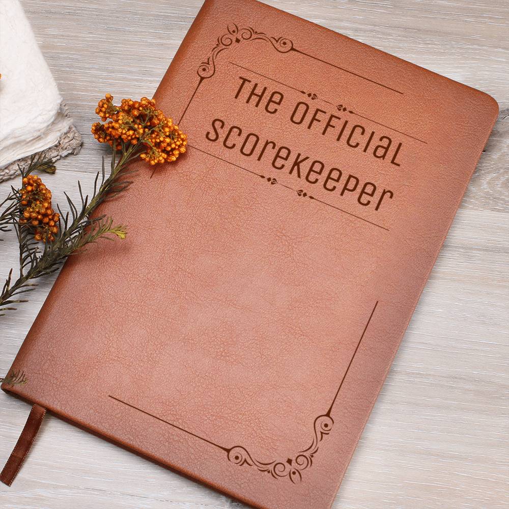 The Official Scorekeeper's Notebook | Jewelry | L10103, PT-2644, USER-282187 | ShineOn Fulfillment